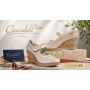 Marimea 37 Pantofi dama cu platforma din piele naturala Bej P9154BEJ